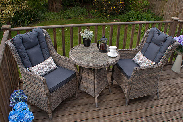 Rueda Woodash Bistro Set