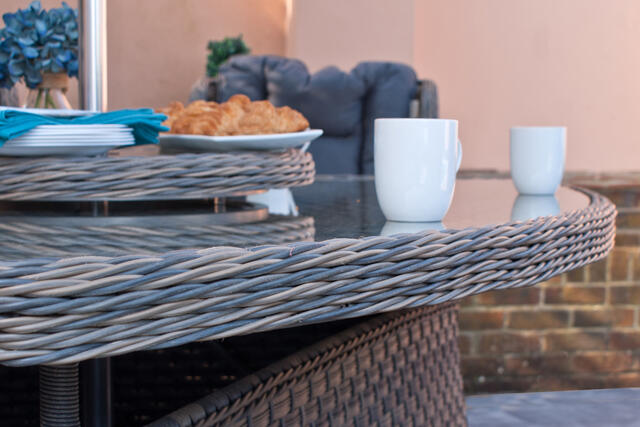 Woodash 160cm Triangular Dining Table