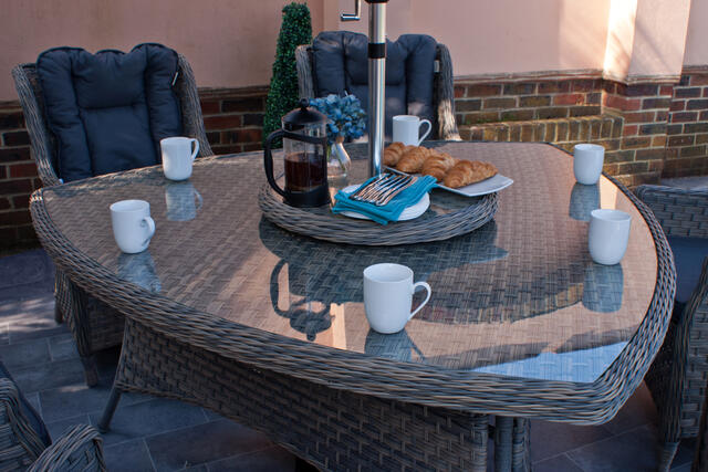 Woodash 160cm Triangular Dining Table
