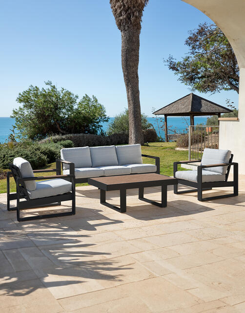 Mykonos Aluminium Sofa Set