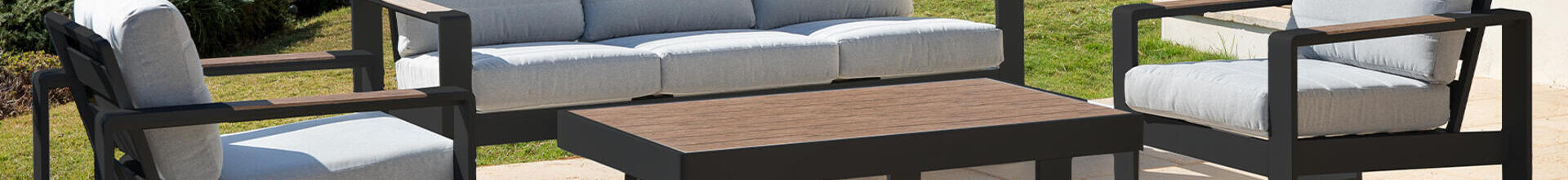 Mykonos Aluminium Sofa Set