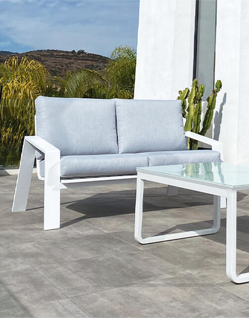 Serifos Aluminium Sofa Set