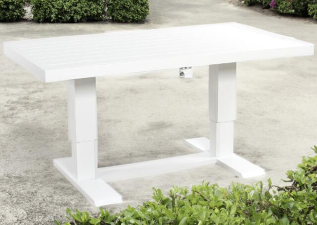 Sifnos Aluminium Height Adjustable Table