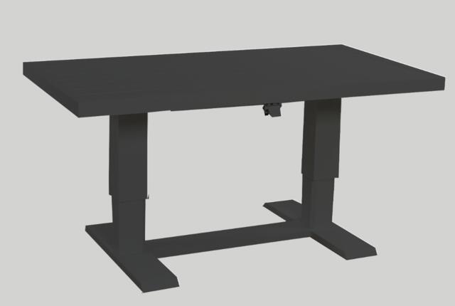 Sifnos Aluminium Height Adjustable Table