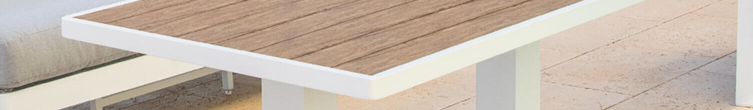 Santorini Aluminium Height Adjustable Table