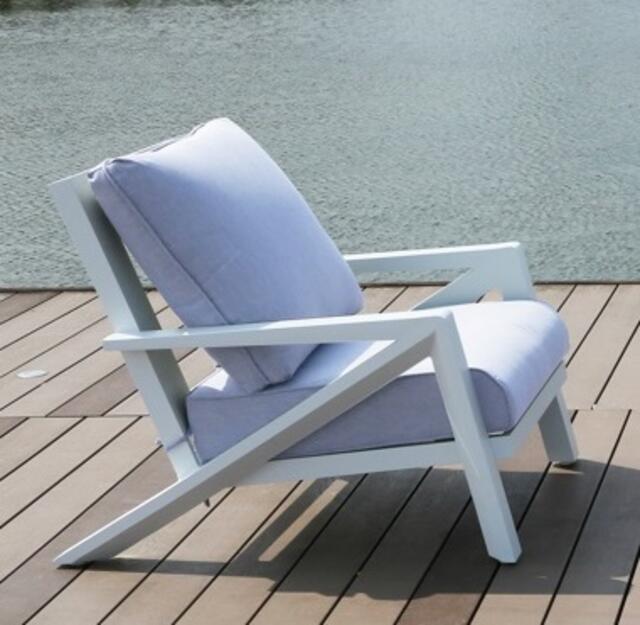 Kefalonia White Aluminium Sofa Set