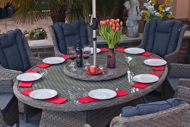 Rueda Rueda Woodash 210x150cm Elliptical Dining Set WITH 6 DINING CHAIRS