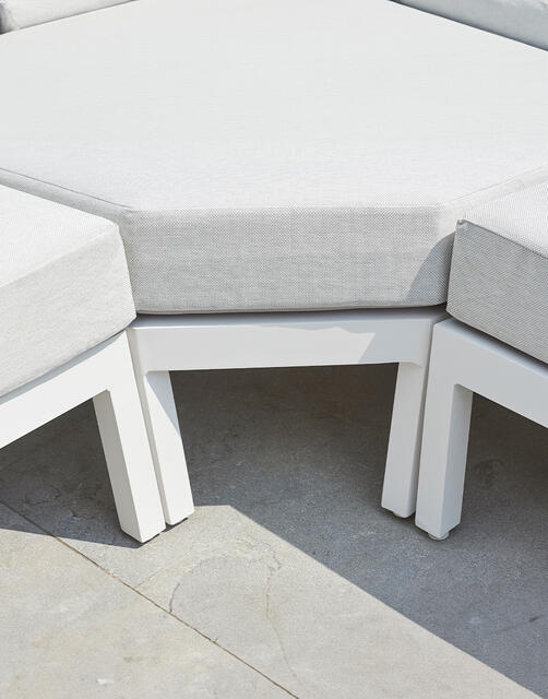 Sifnos Aluminium Corner Sofa 