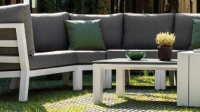 Sifnos Aluminium Corner Sofa 