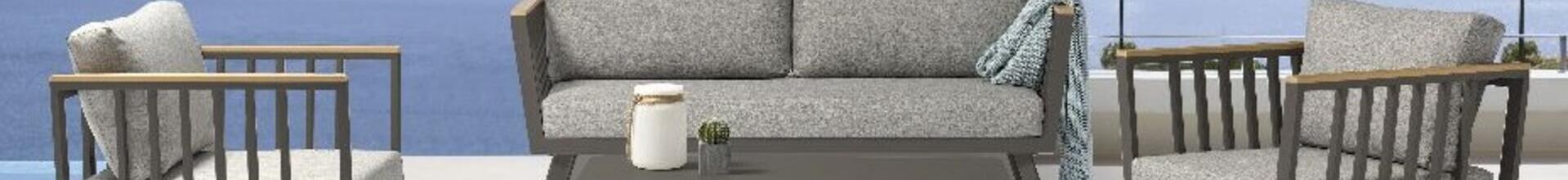Venecia 3 Seater Aluminium Sofa Set