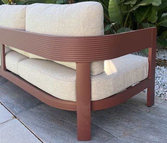 Siena Aluminium Corner Sofa Set