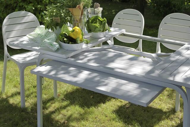 Alloro 140cm Extendable Table (6-8) White White Alloro 140cm Extendable Table (6-8) White White