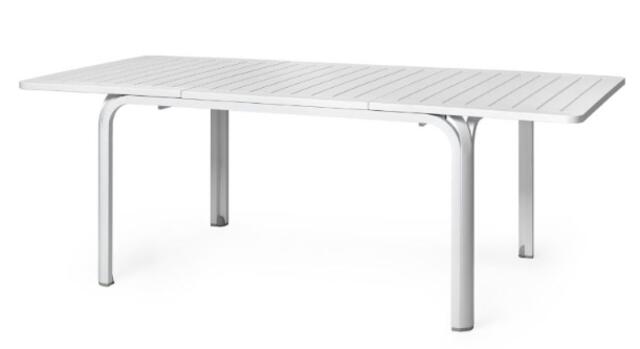 Alloro 140cm Extendable Table (6-8) White White Alloro 140cm Extendable Table (6-8) White White