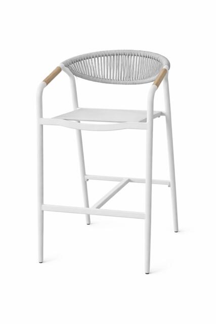 Larissa White Bar Stool
