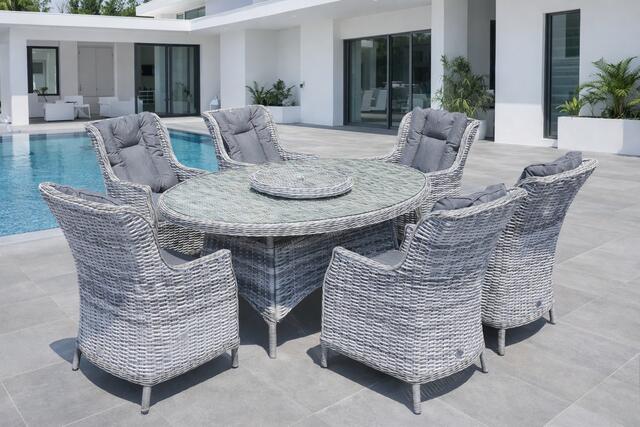 Ribera  Ribera Pearl 180cm Elliptical Dining Table