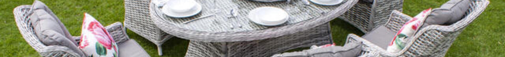 Ribera Pearl 180cm Elliptical Dining Table