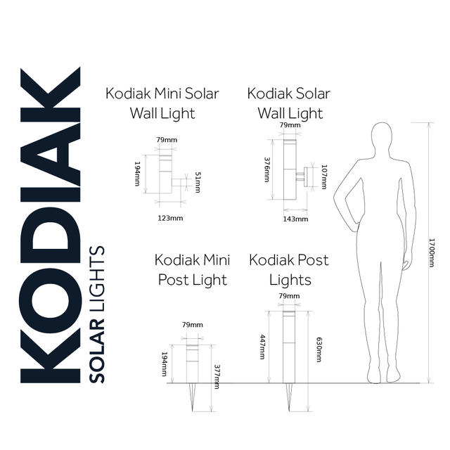 Kodiak Mini Post Lights