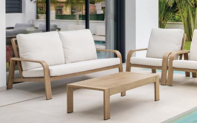 Skiathos Aluminium Sofa Set
