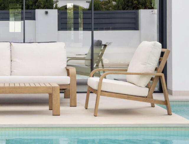 Skiathos Aluminium Sofa Set