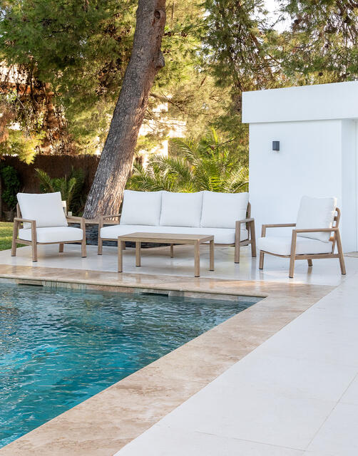 Sade Aluminium Sofa Set