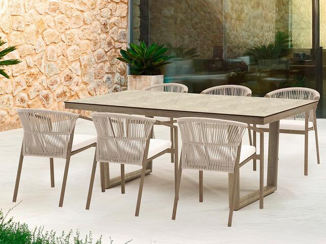 Masai Dining Table 200x90 and 6 Chairs Masai Dining Table 200x90 and 6 Chairs