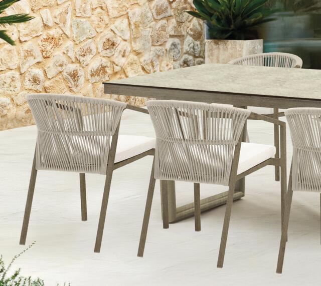 Masai Dining Table 200x90 and 6 Chairs 