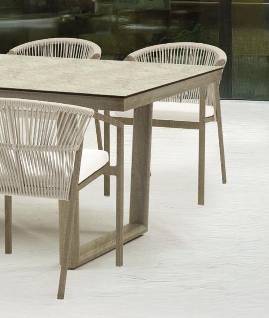 Masai Dining Table 200x90 and 6 Chairs 