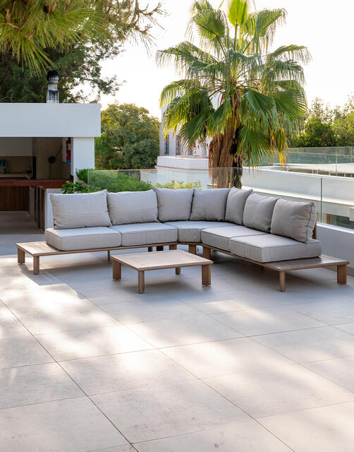 Congo Aluminium Corner set