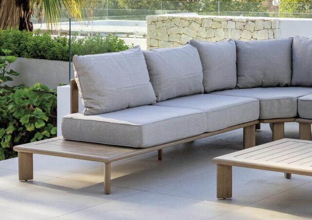 Congo Aluminium Corner set