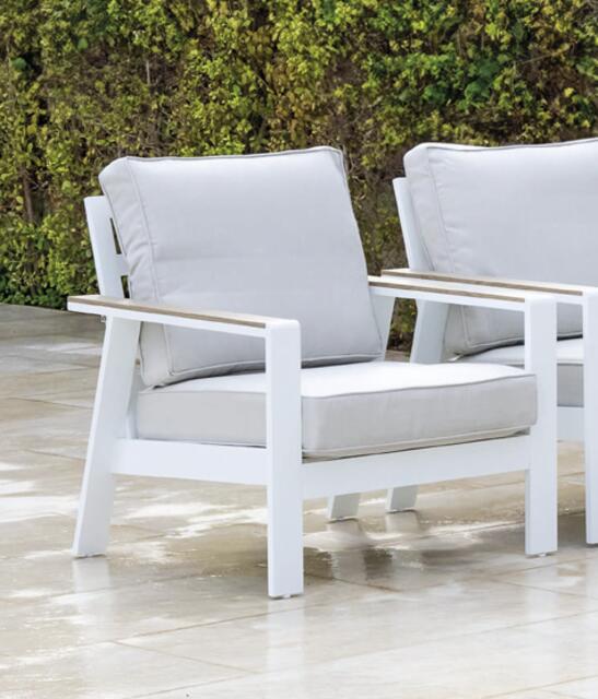 Turquia Antracite 2 Seater Aluminium Sofa Set