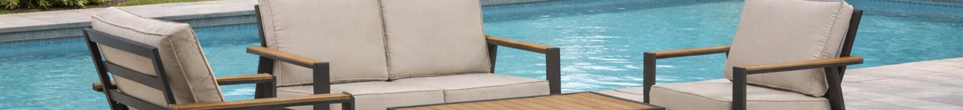 Turquia Antracite 2 Seater Aluminium Sofa Set