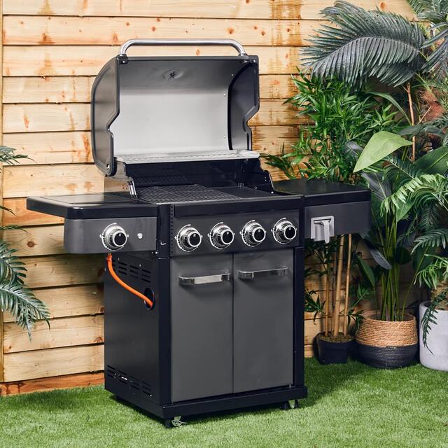 4 Burner Legacy HYBRID BBQ 