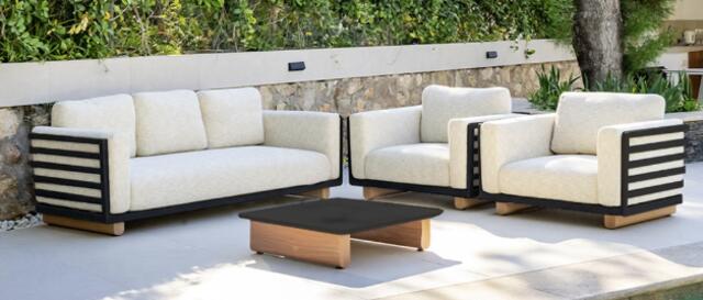 Majestic Vega Antracite Sofa Set