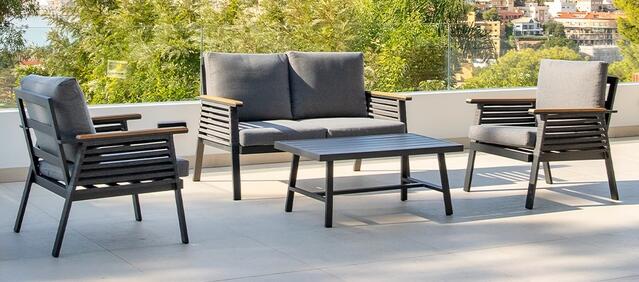 Casablanca White Sofa Set