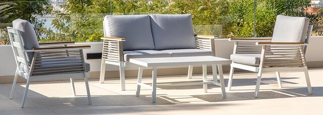 Casablanca Antracite Sofa Set