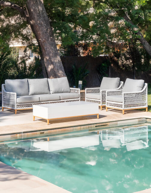 Pacific 3 Seater Antracite Sofa Set