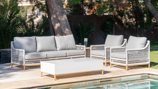 Pacific 3 Seater Antracite Sofa Set