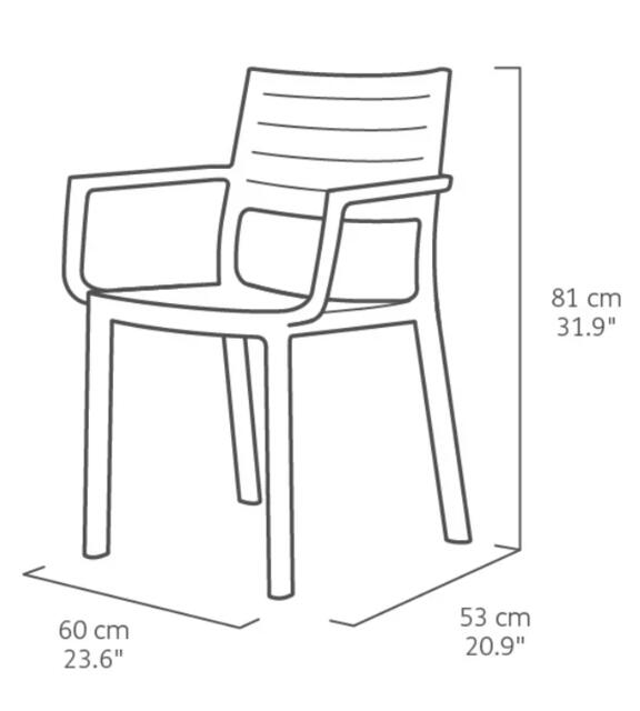 Metalea 6 Seater Dining Set