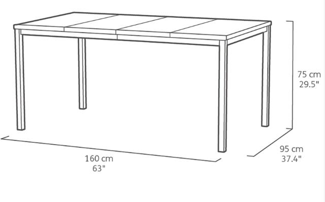 Metalea 6 Seater Dining Set
