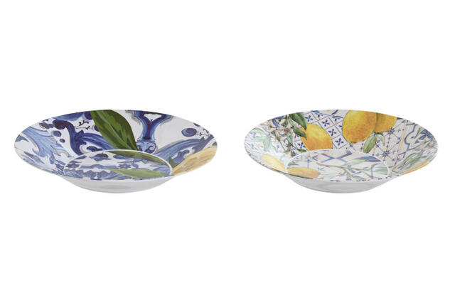 Melamine Plate Medium (Lemons)