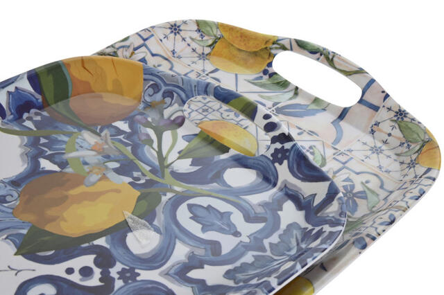 Melamine Tray (Lemons)