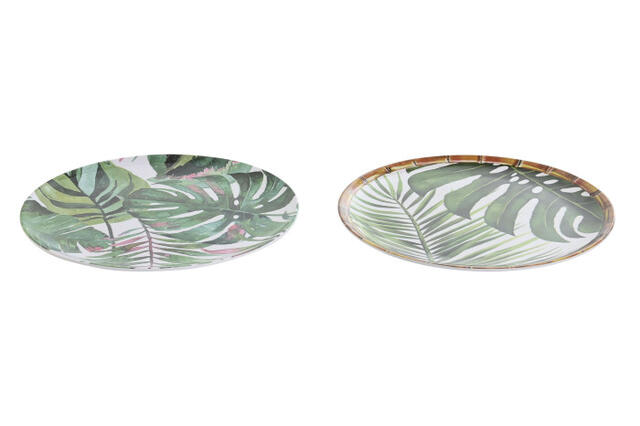 Melamine Plate Medium (Leaves)