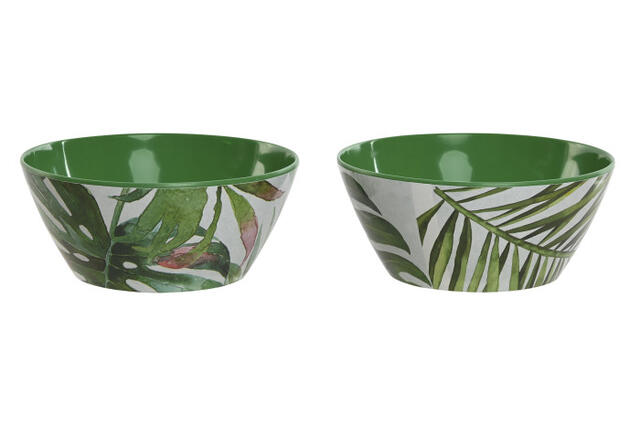 Melamine Bowl (Leaves)