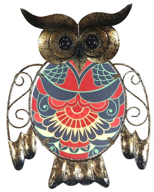 Decorative Gold/Red Butterfly Wall Art 