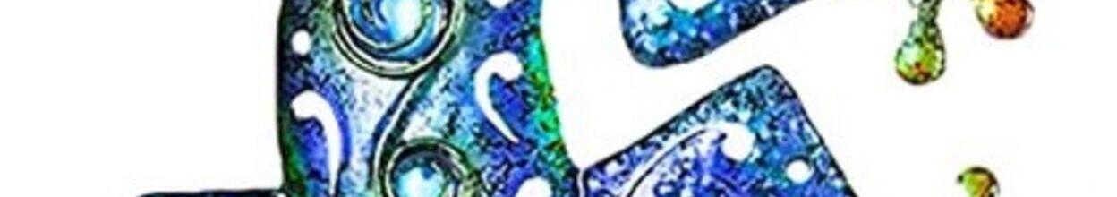 Decorative Blue Lizard Wall Art 