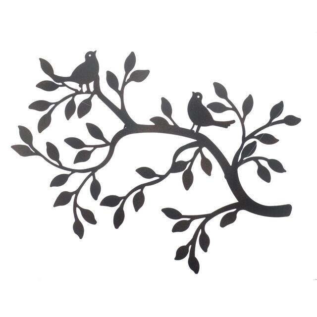 Pair of Birds in Tree Wall Art