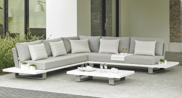 Fitz Roy Aluminium Corner Sofa Set