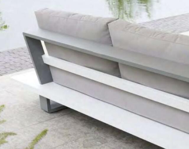 Fitz Roy Aluminium Corner Sofa Set