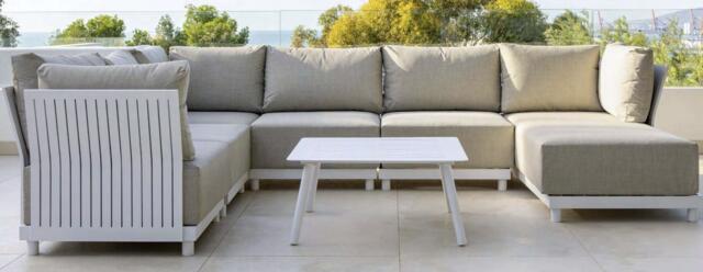 Miami Aluminium Corner Sofa Set