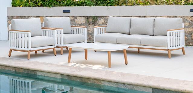 Riga Antracite Sofa Set